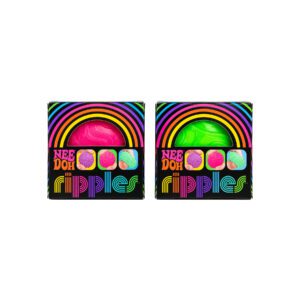 NeeDoh Teenie Ripples Pink & Green