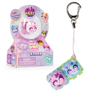 Clickeez bubble pop keychain toy set showing Clickeez with no background